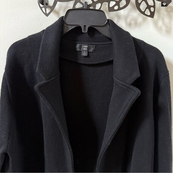 J. Crew 365 Sophie Sweater Blazer in Black L - Picture 4 of 13